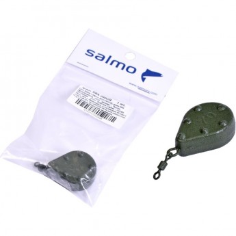 Груз SALMO с вертлюгой Bun Swivel green 090г Груз SALMO с вертлюгой Bun Swivel green 090г