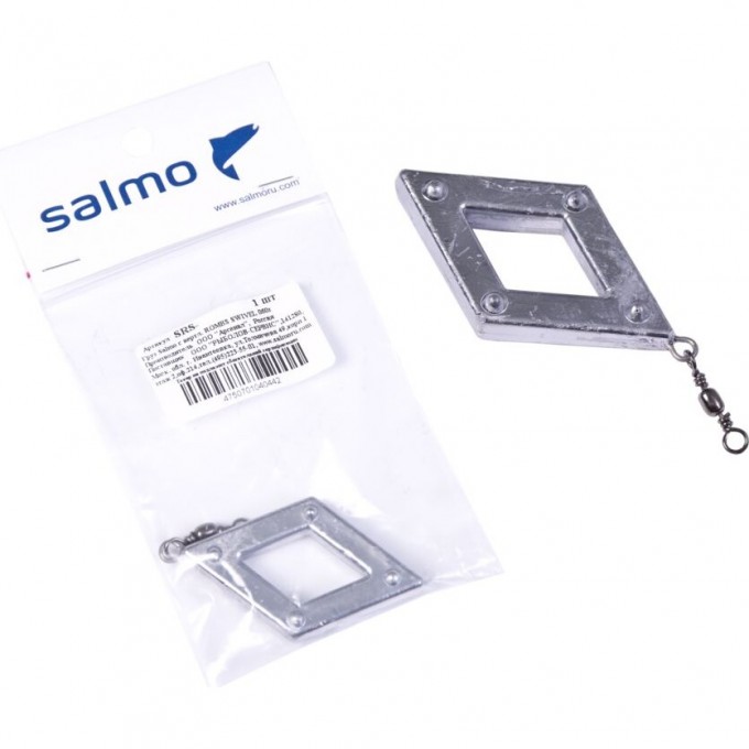 Груз SALMO с вертлюгой Rombs Swivel 060г SRS-060
