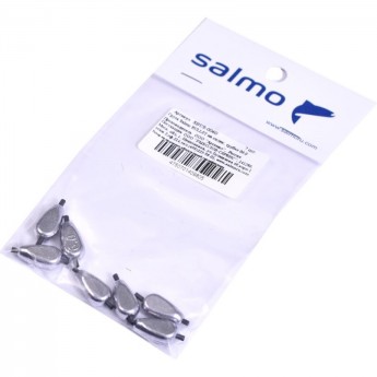 Груза SALMO Bullet на силиконовой трубке 06.0 7Шт Груза SALMO Bullet на силиконовой трубке 06.0 7Шт