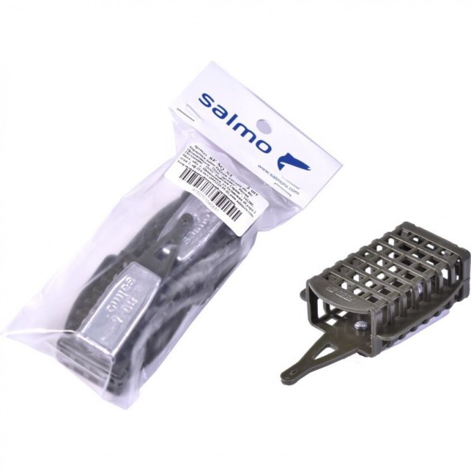 Кормушки фидерные SALMO Feeder Square съемное дно 060г 80г набор 2Шт. SF-SQ-N2