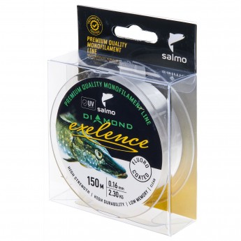 Леска монофильная SALMO DIAMOND EXELENCE FLUORO COATED Clear 150/016 Леска монофильная SALMO DIAMOND EXELENCE FLUORO COATED Clear 150/016
