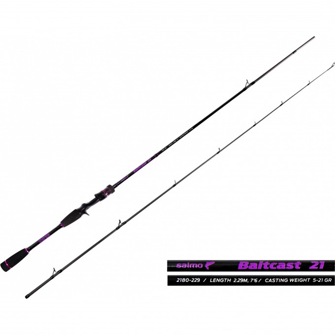Спиннинг кастинговый SALMO SNIPER BAITCAST 21 2.29 2180-229