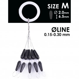 Стопоры резиновые SALMO RUBBER CONE STOPS р.002M 10шт. Стопоры резиновые SALMO RUBBER CONE STOPS р.002M 10шт.