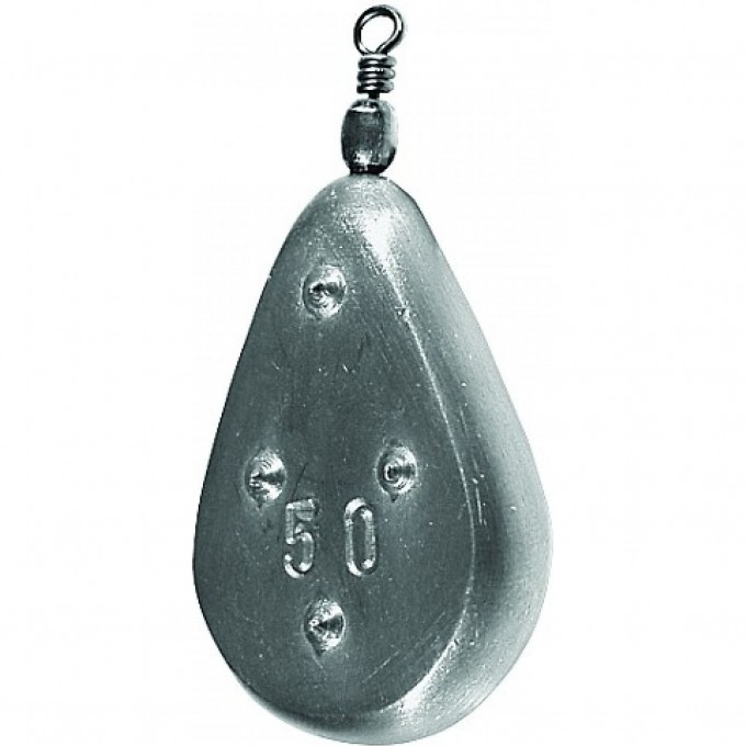 Грузило свинцовое SALMO плоское с вертлюгой 0.30г P5516-030