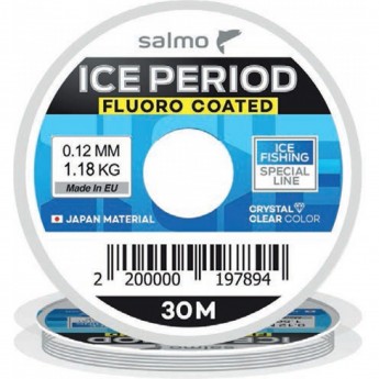 Леска монофильная зимняя SALMO Ice Period Fluoro Coated 030/022 Леска монофильная зимняя SALMO Ice Period Fluoro Coated 030/022