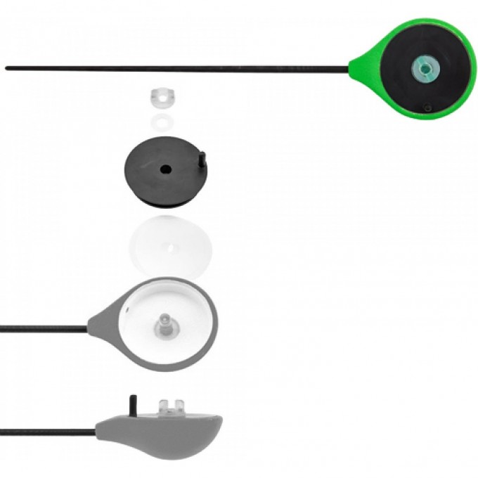 Удочка-Балалайка зимняя SALMO Handy Ice Rod Зеленая 414-03