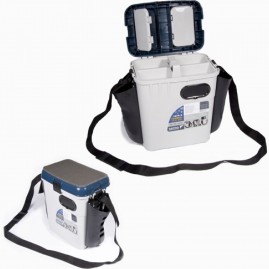 Ящик рыболовный зимний 2-х ярусный пластиковый с карманами SALMO 33.5х23.5х39см Ящик рыболовный зимний 2-х ярусный пластиковый с карманами SALMO 33.5х23.5х39см